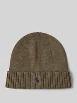 Polo Ralph Lauren Beanie van wol met labelstitching