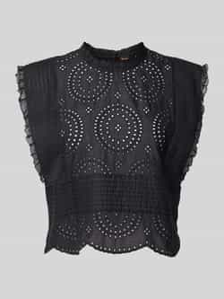 Boss Orange Blousetop met ajourpatroon model 'Bredy'