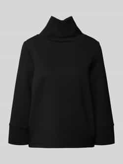 Comma Sweatshirt met opstaande kraag