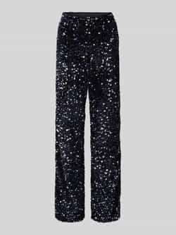 Pieces Relaxed fit wijde broek met pailletten model 'KAM'