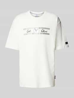 Carlo colucci T-shirt met labelprint