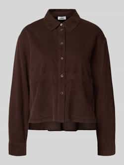 S.Oliver RED LABEL Boxy fit corduroy blouse van een mix van katoen en viscose