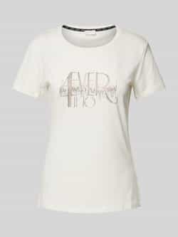 LIU JO SPORT T-shirt met strass-steentjes