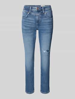 S.Oliver RED LABEL Slim fit jeans met logo-applicatie model 'BETSY'