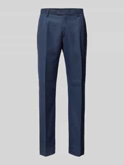 Christian Berg Men Slim fit pantalon met persplooien