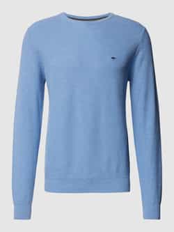 FYNCH-HATTON Gebreide pullover met labelstitching