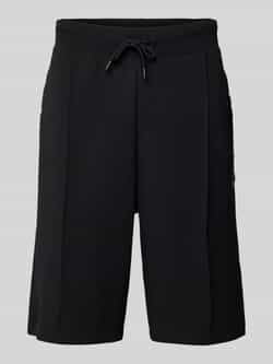 HUGO Sweatshorts met labelprint model 'Dilmos'