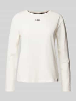 BOSS Shirt met lange mouwen met een ronde hals