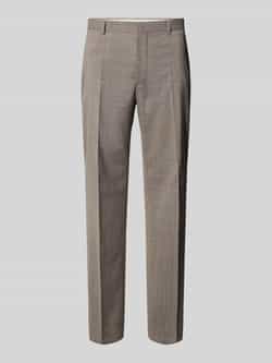 Boss Regular fit pantalon in geweven look