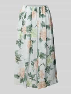 LUISA CERANO Midirok met stolpplooien
