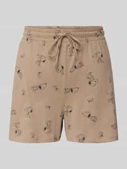 Jake*s Casual Korte pyjamabroek met motiefprint