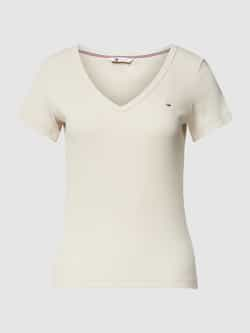 Tommy Jeans T-shirt met labeldetail