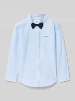 s.Oliver RED LABEL Slim fit feestelijk overhemd met afneembare strik