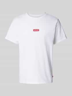 Levi's Relaxed fit T-shirt met labelstitching en ronde hals