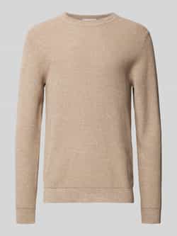 Selected Homme Gebreide pullover met structuurmotief model 'ROSS'