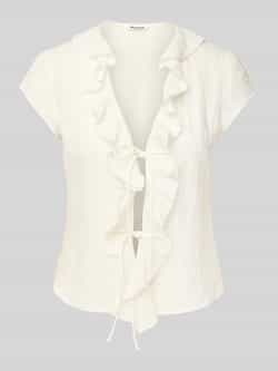 Weekday Regular fit blousetop met structuurmotief model 'Liv'