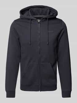 Blend Sweatjack met labeldetail model 'Downton'