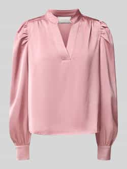 NEO NOIR Regular fit blouse met tuniekkraag model 'Rosslyn'