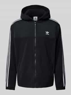 Adidas Adicolor 3-Stripes Teddy Fleece Hoodie Zwart- Heren Zwart