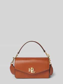 Lauren Ralph Lauren Leren schoudertas met labelapplicatie model 'TAYLER'