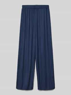 S.Oliver RED LABEL Loose fit brede broek met plissé-look