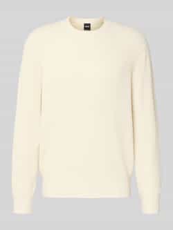 Boss Regular fit gebreide pullover van viscosemix model 'P-HORSO'