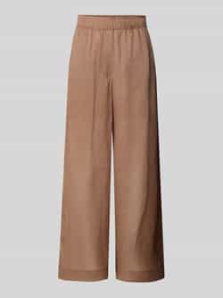 Christian Berg Woman Wide fit stoffen broek met elastische band