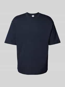SELECTED HOMME Heren Polo's & T-shirts Slhlooseoscar Ss O-neck Tee Noos Donkerblauw