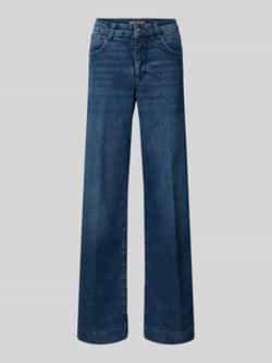 MAC Wide fit jeans met viscose model 'Palazzo'