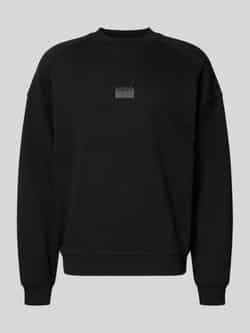 HUGO Regular fit sweatshirt van puur katoen model 'DELASTCREW'