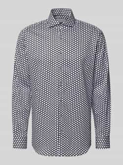 Eterna Modern fit zakelijk overhemd van katoen met kentkraag