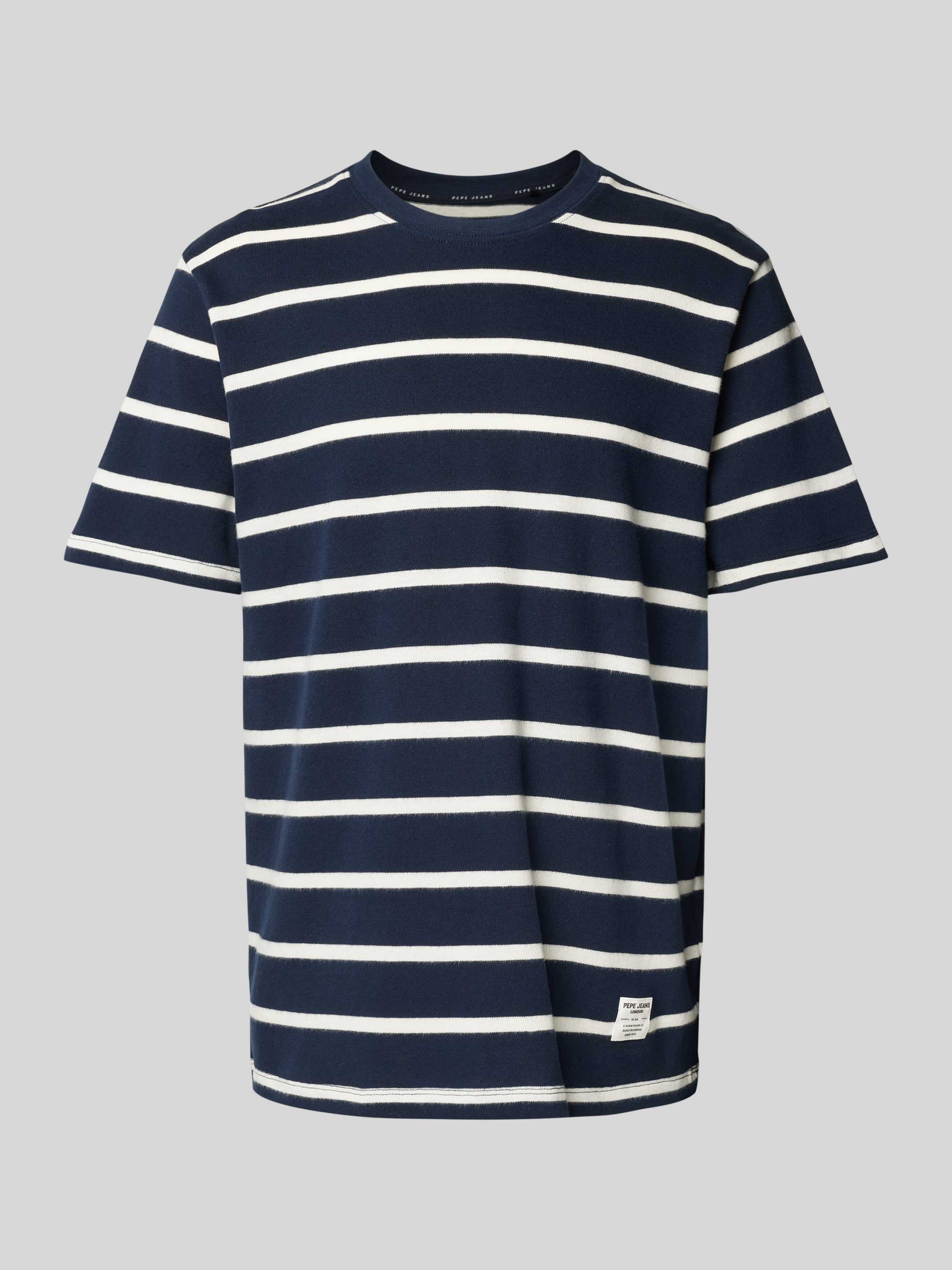 Pepe Jeans T-shirt met labelpatch model 'Alessandro'