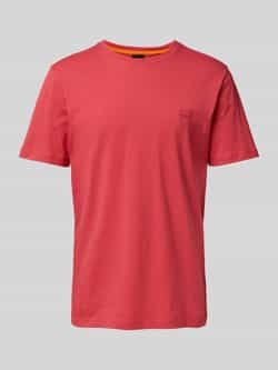 Boss Orange T-shirt met labelbadge model 'Tales'