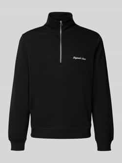 Jack & jones Sweatshirt met schipperskraag en labelstitching
