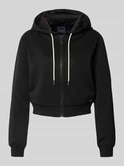 Guess Activewear Sweatjack met capuchon model '3D PEONY'