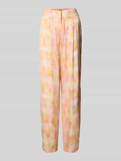Armani Exchange Relaxed fit stoffen broek met bandplooien