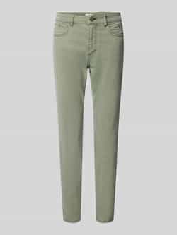 S.Oliver RED LABEL Slim fit stoffen broek van katoenmix