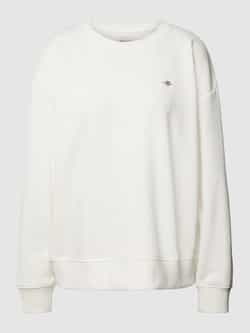 Gant Sweatshirt met ribboorden model 'SHIELD'