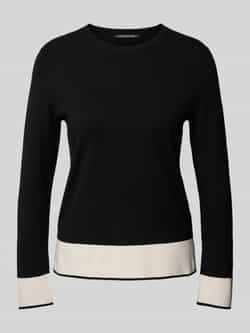 LUISA CERANO Gebreide pullover van viscose met ronde hals