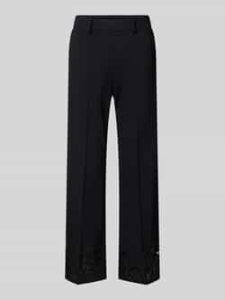 CAMBIO Korte broek van viscose model 'FRANCOISE CROPPED PAILLET'