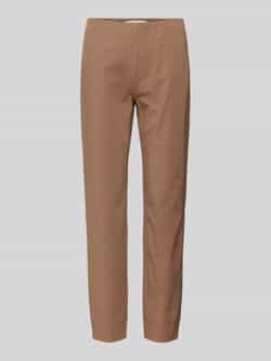 RAFFAELLO ROSSI Slim fit stoffen broek met siernaden model 'PENNY'