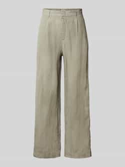 Gina Tricot Broek van linnen in effen design