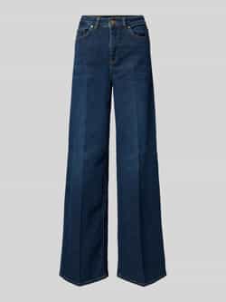 RAFFAELLO ROSSI Flared jeans met persplooien model 'SEVENTY'