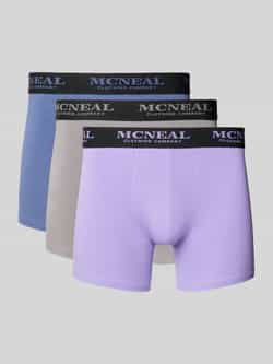MCNEAL Boxershort met band met label in een set van 3 stuks