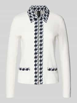 Marc Cain Shirt met lange mouwen met tweewegritssluiting