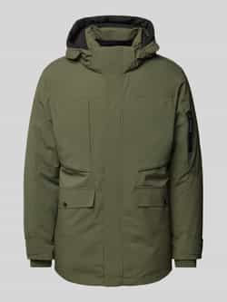 S.Oliver RED LABEL Regular fit parka met afneembare capuchon en waterafstotende functie