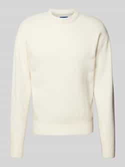 Jack & jones Gebreide pullover met ribboorden model 'OLLIE'