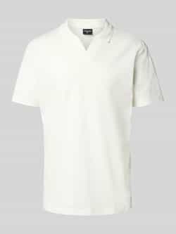 Strellson Regular fit poloshirt van puur katoen