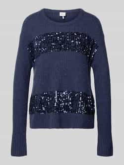 BRAX Gebreide pullover met pailletten model 'LISA'