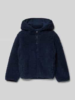 S.Oliver RED LABEL Regular fit jack met capuchon en teddylook